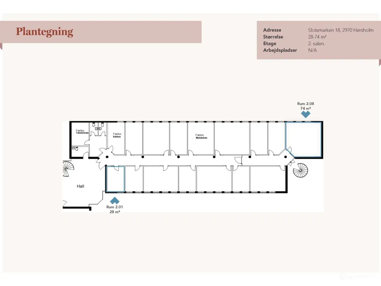 Billede 12 - Kontorfællesskab ud til åbne grønne arealer