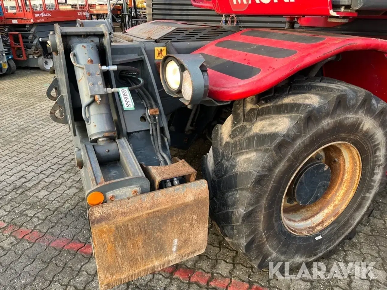 Billede 10 - Rotations Teleskoplæsser Magni RTH5.26 med Kurv og Gafler