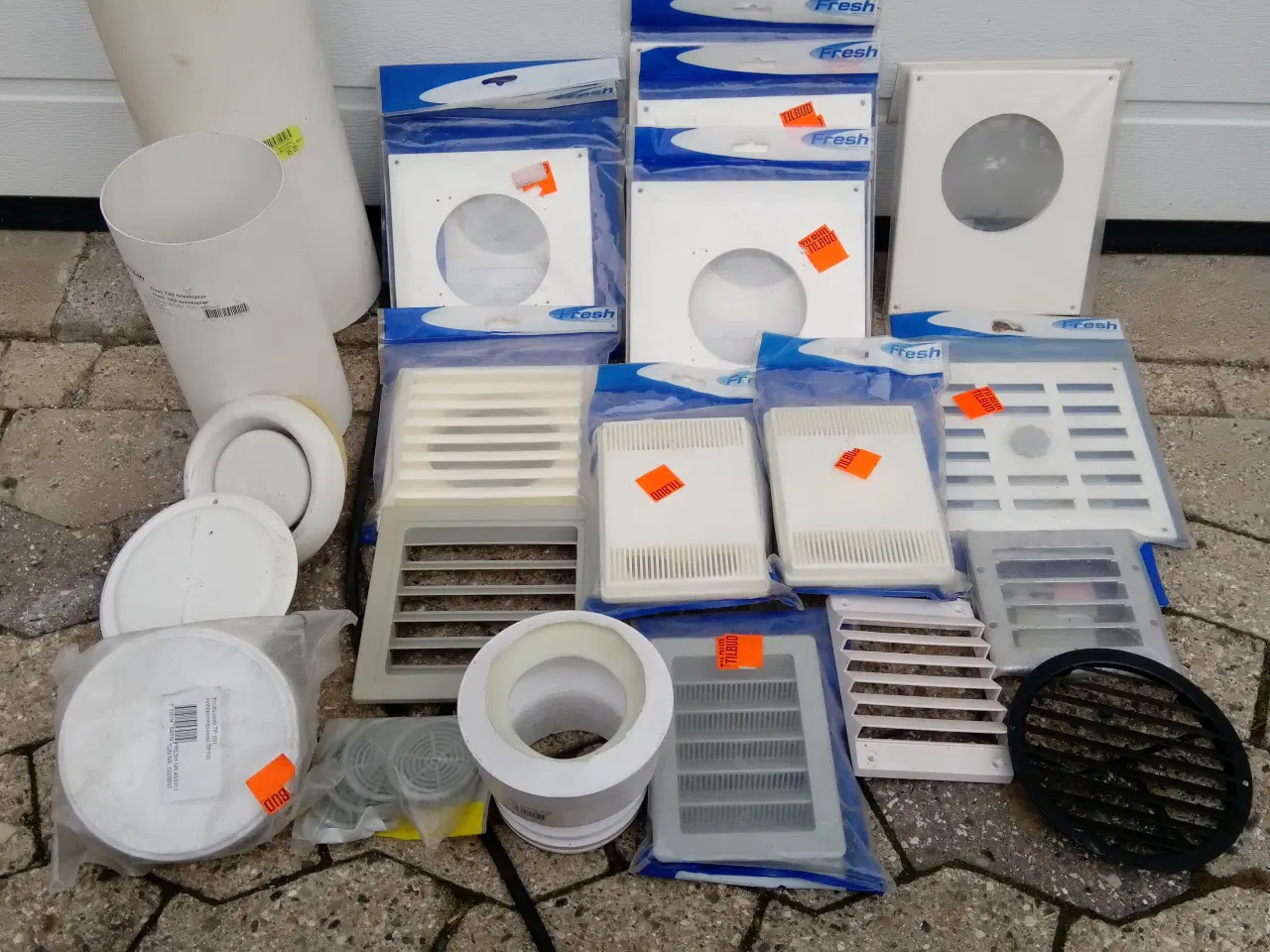 Billede 1 - Klapventiler, murriste, skydeventil, dækplader, mm