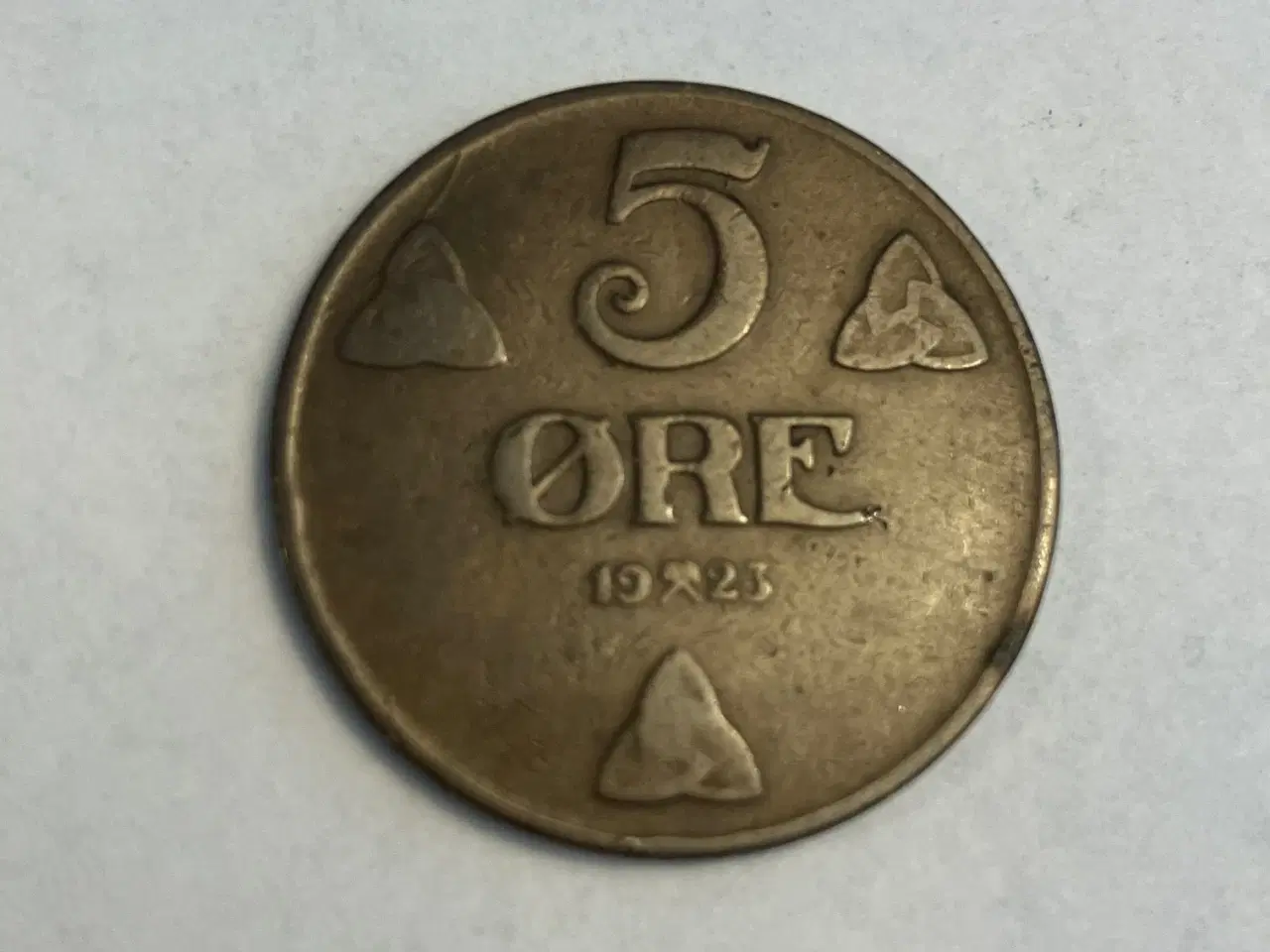 Billede 1 - 5 Øre 1923 Norge
