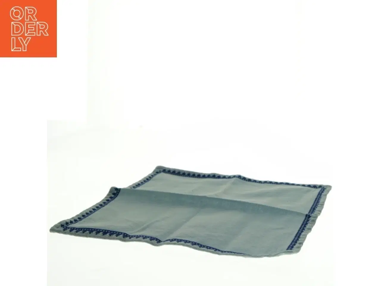 Billede 2 - Blåt bomuldsklæde (str. 31 x 31 cm)