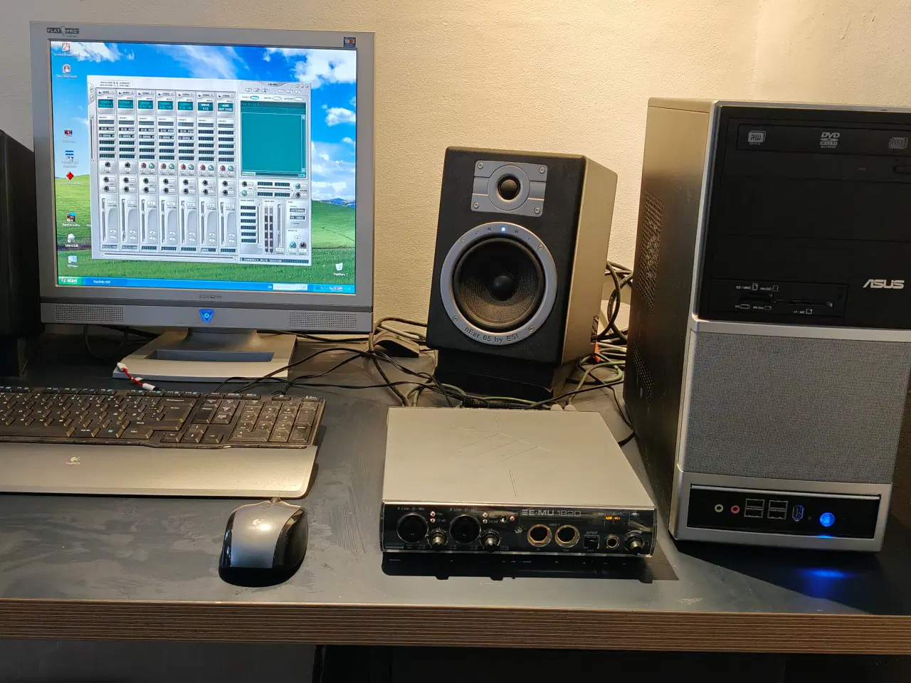 Billede 1 - Stand alone ASUS computer med Creative E-MU-1820