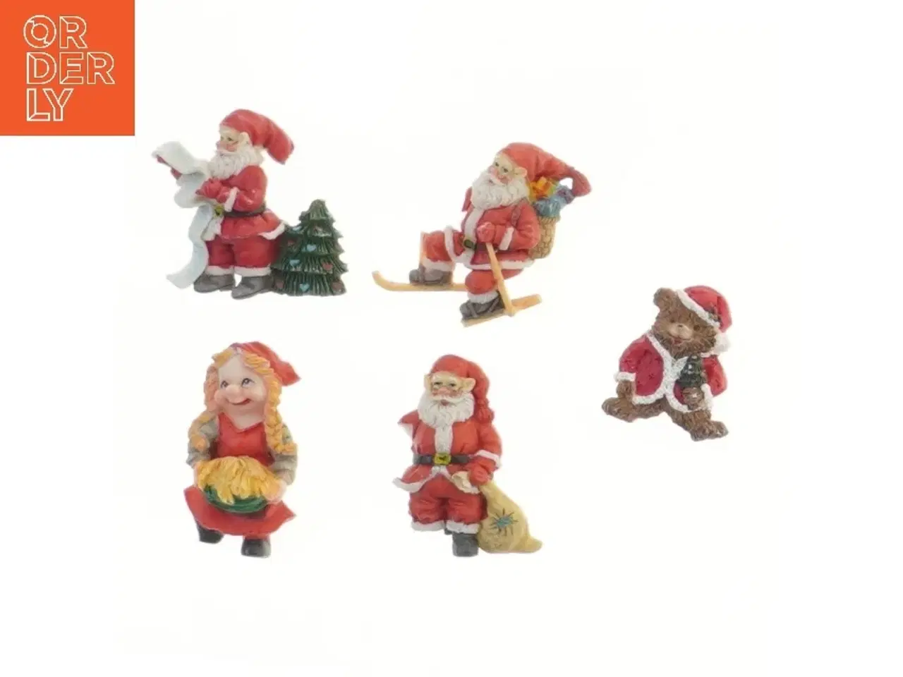 Billede 1 - Julemagneter, 5 stk (str. 5 stk 6,5 cm)