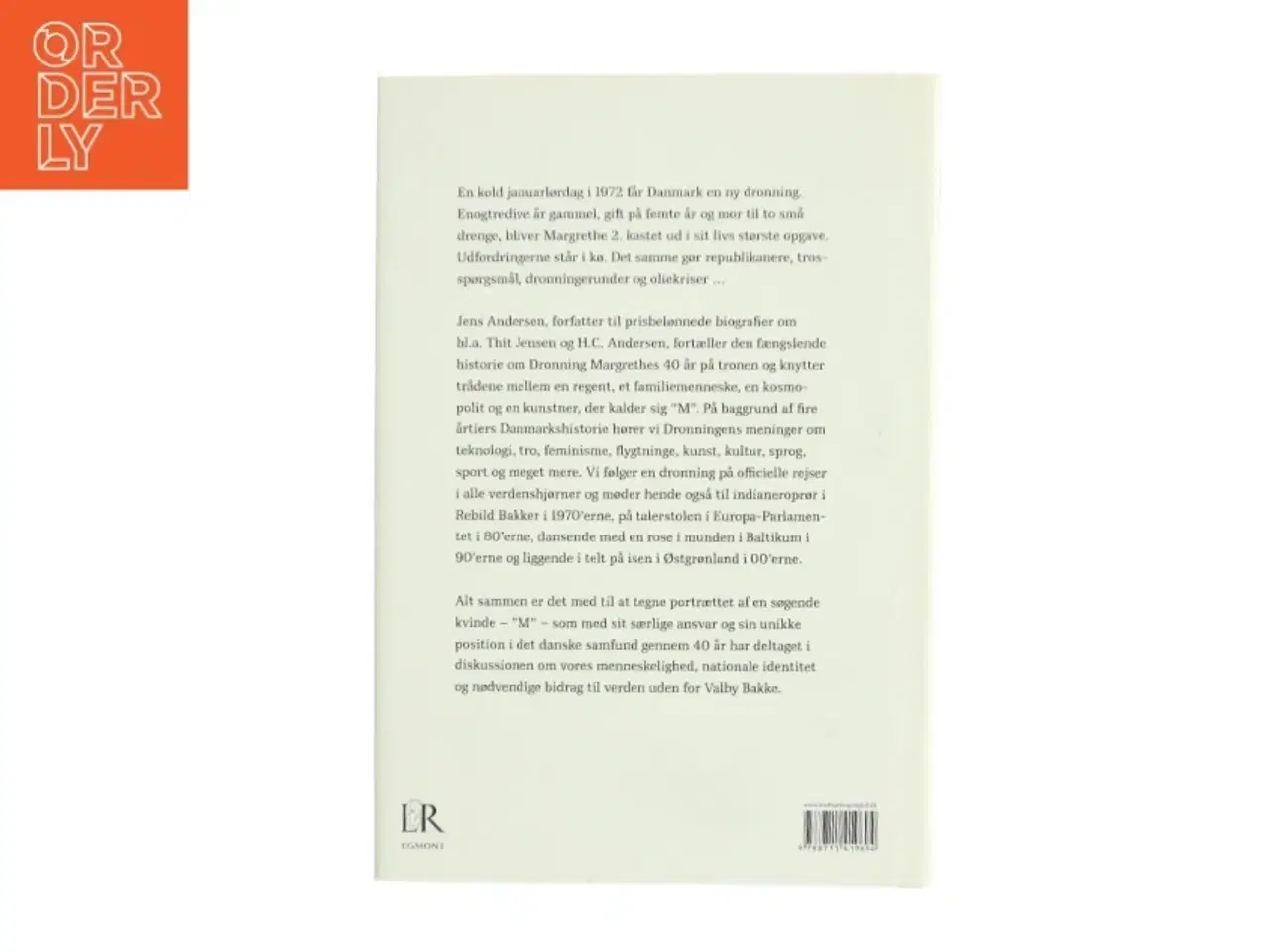 Billede 2 - M - 40 år på tronen af Jens Andersen (f. 1955) (Bog)