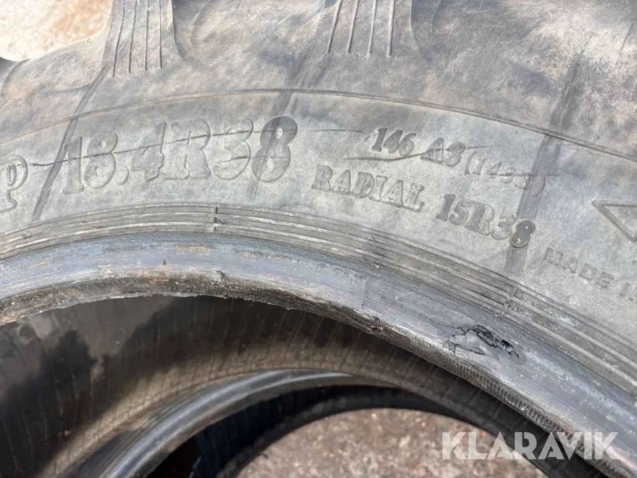 Billede 12 - Traktordæk Vredestein 18.4 R 38