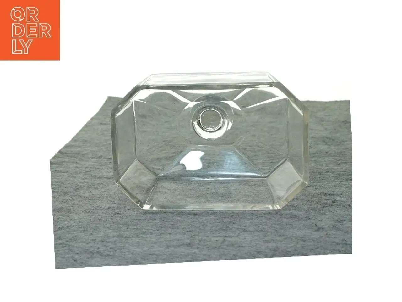 Billede 2 - Ældre Vintage Glas Oste klokke (str. 18 x 12 x 13 cm)