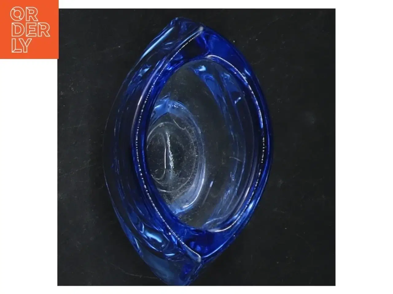 Billede 4 - Blå glasvase (str. 9 cm)