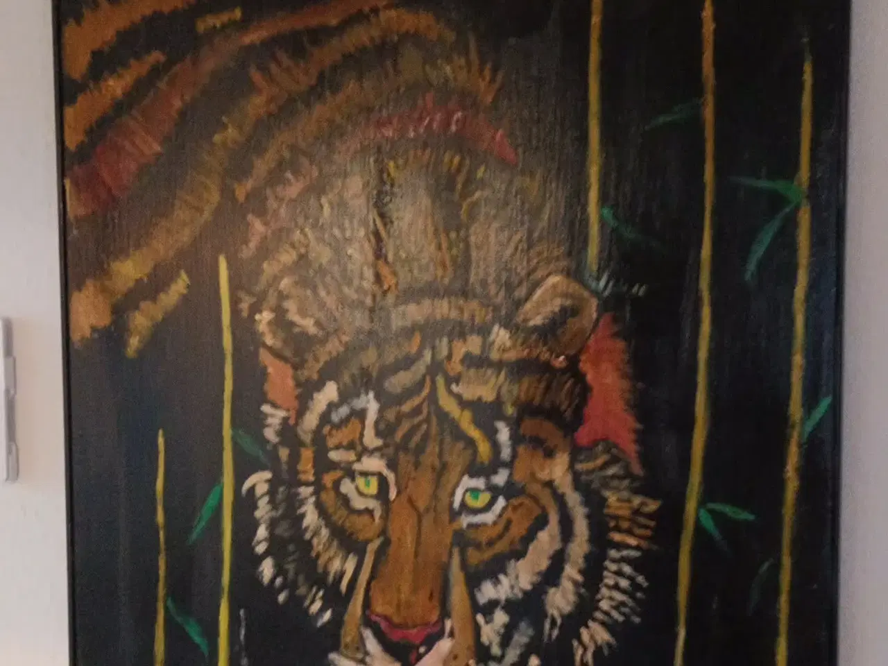 Billede 1 - flot maleri af tiger
