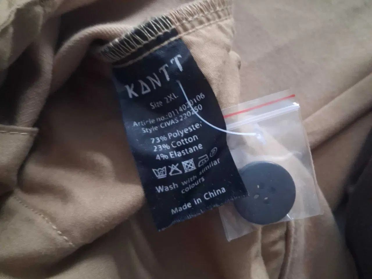 Billede 5 - XXL, 3x "habitbukser" stretch, KANTT 