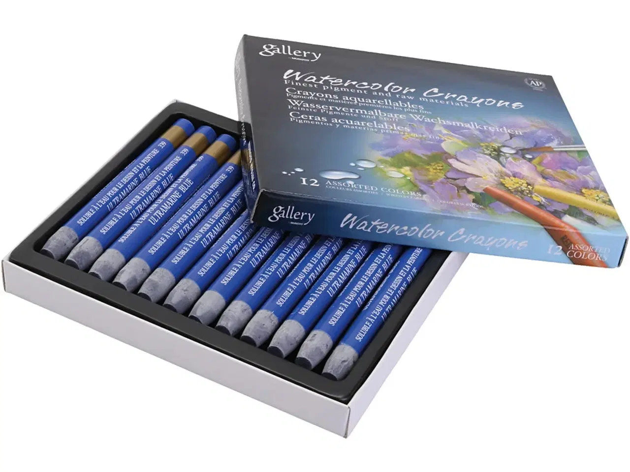 Billede 1 - Gallery Akvarel, ultra marine blå, 12 stk./ 1 pk.