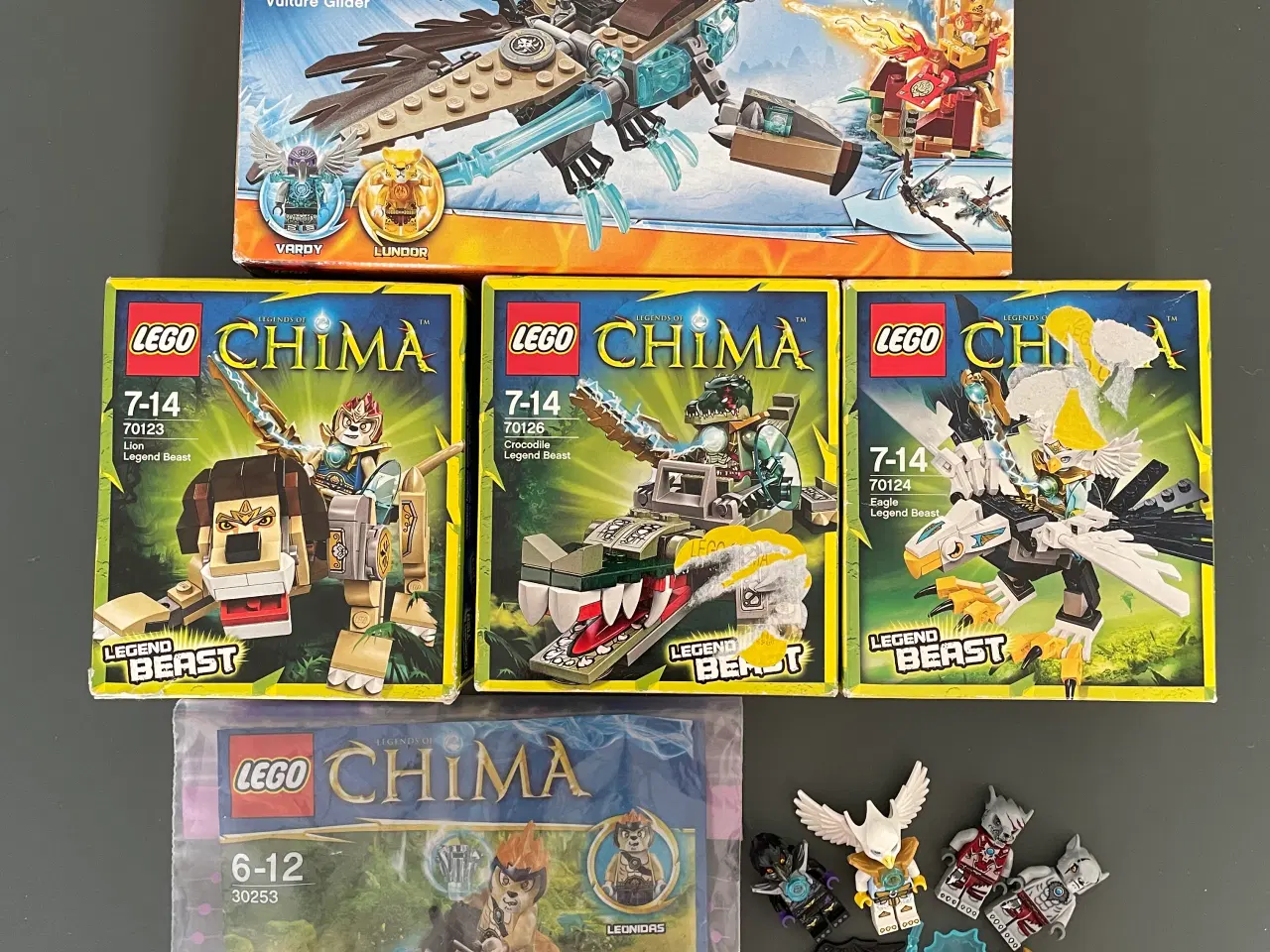 Billede 1 - Lego Chima 70123+70124+70126+70141+30253+ekstra