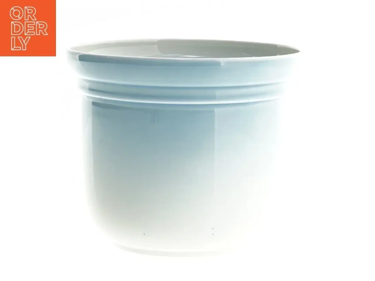 Billede 4 - B&G Blå Tone porcelæn Urtepotteskjuler (str. 11 x 14 cm)
