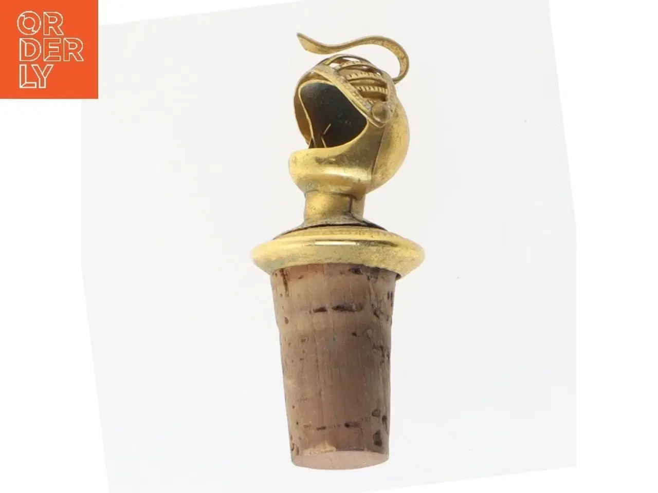 Billede 1 - Korkprop med hjelm design (str. 8 cm)