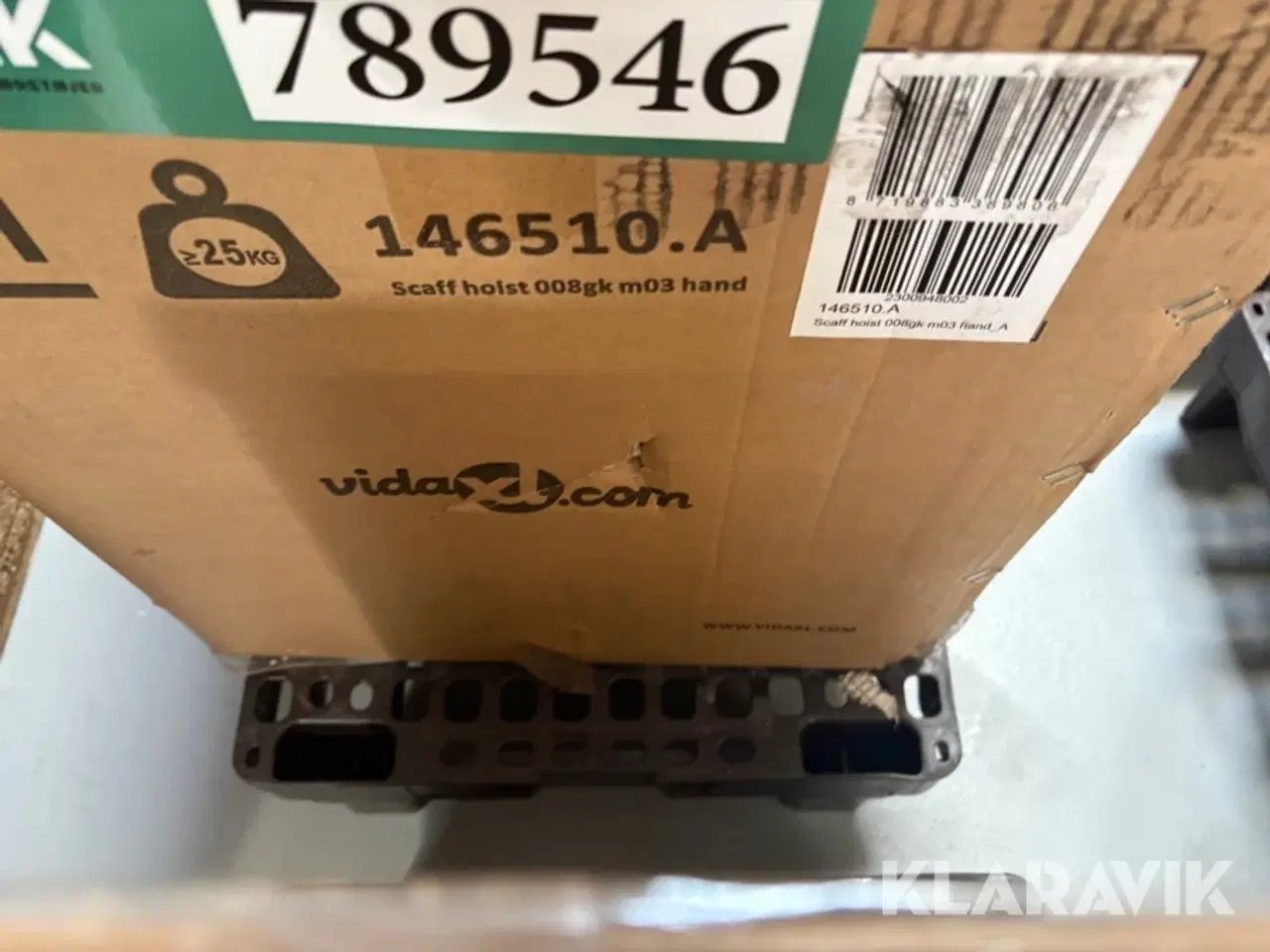 Billede 2 - Elektrisk hejs Haba Trading Electric hoist 1 styk med ekstra fjernbetjening