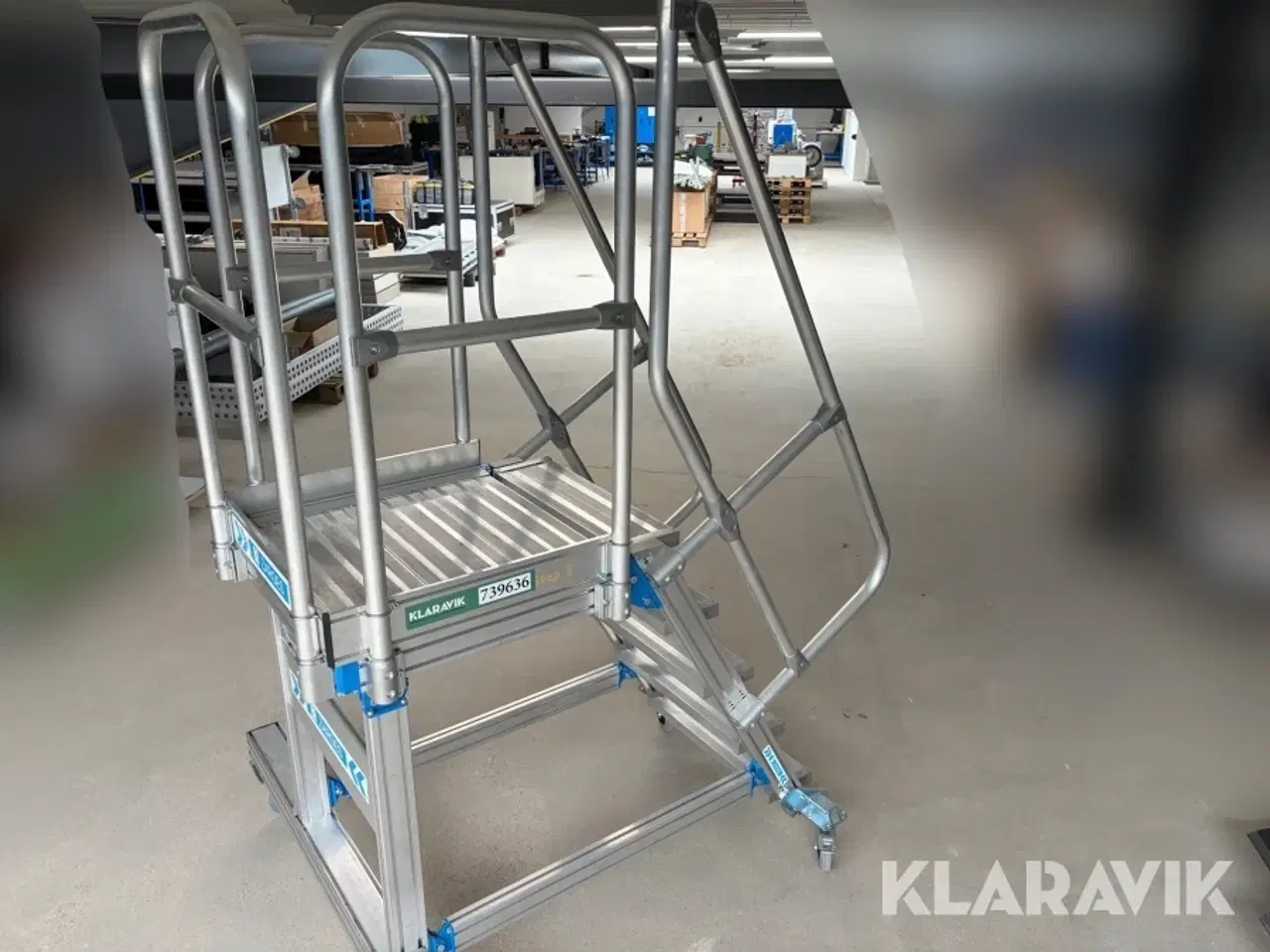 Billede 2 - Rapos på hjul Zarges 5 trins specialfremstillet Tüv godkendt