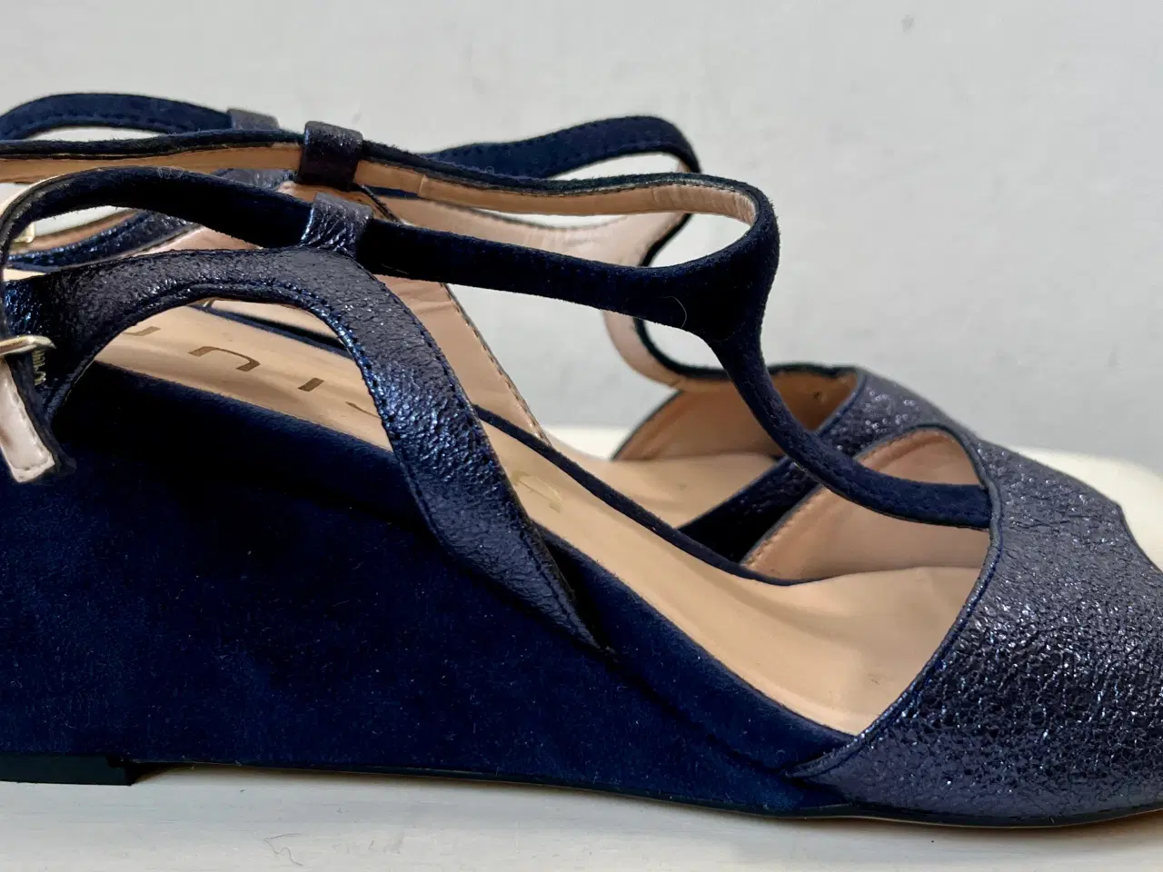 Billede 4 - Unisa, blå sandaler, str 40