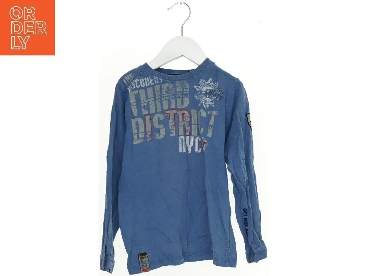 Billede 1 - Langærmet T-shirt med tryk fra New Facts Kids (str. 116)