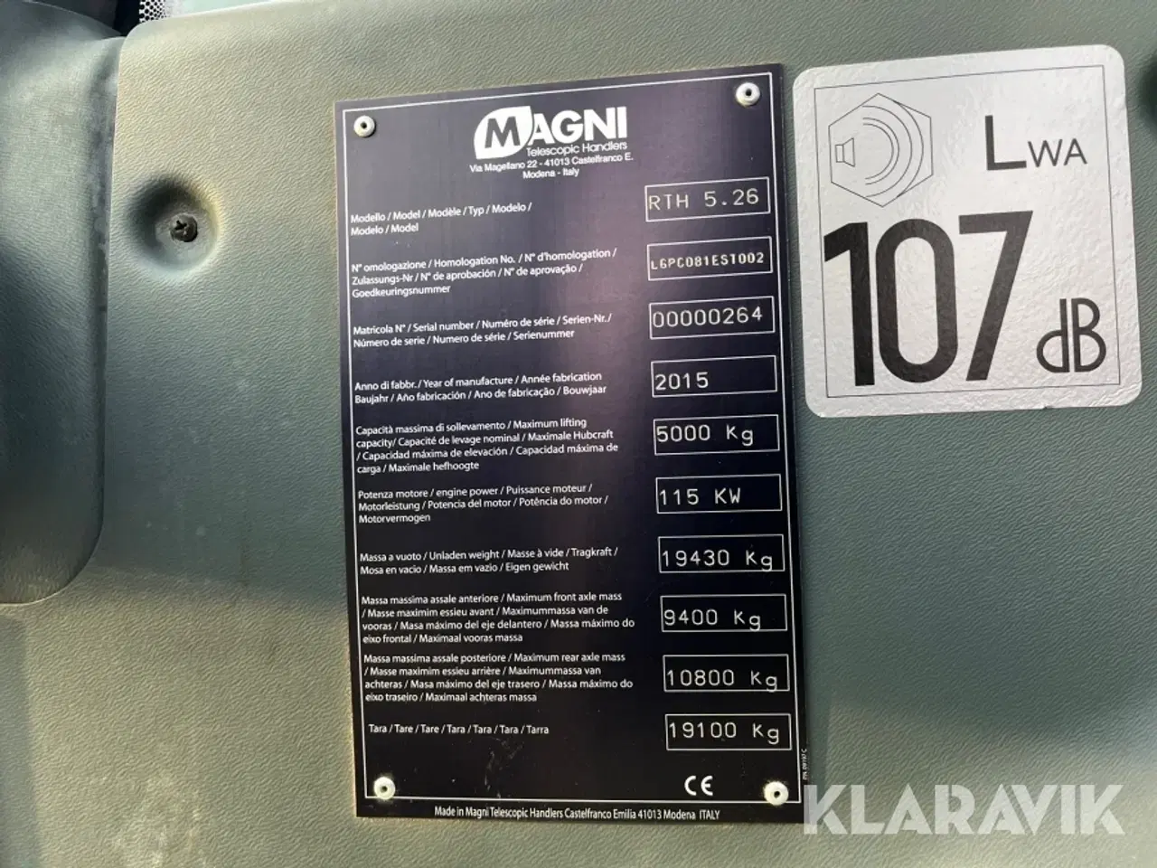 Billede 7 - Rotations Teleskoplæsser Magni RTH5.26 med Kurv og Gafler