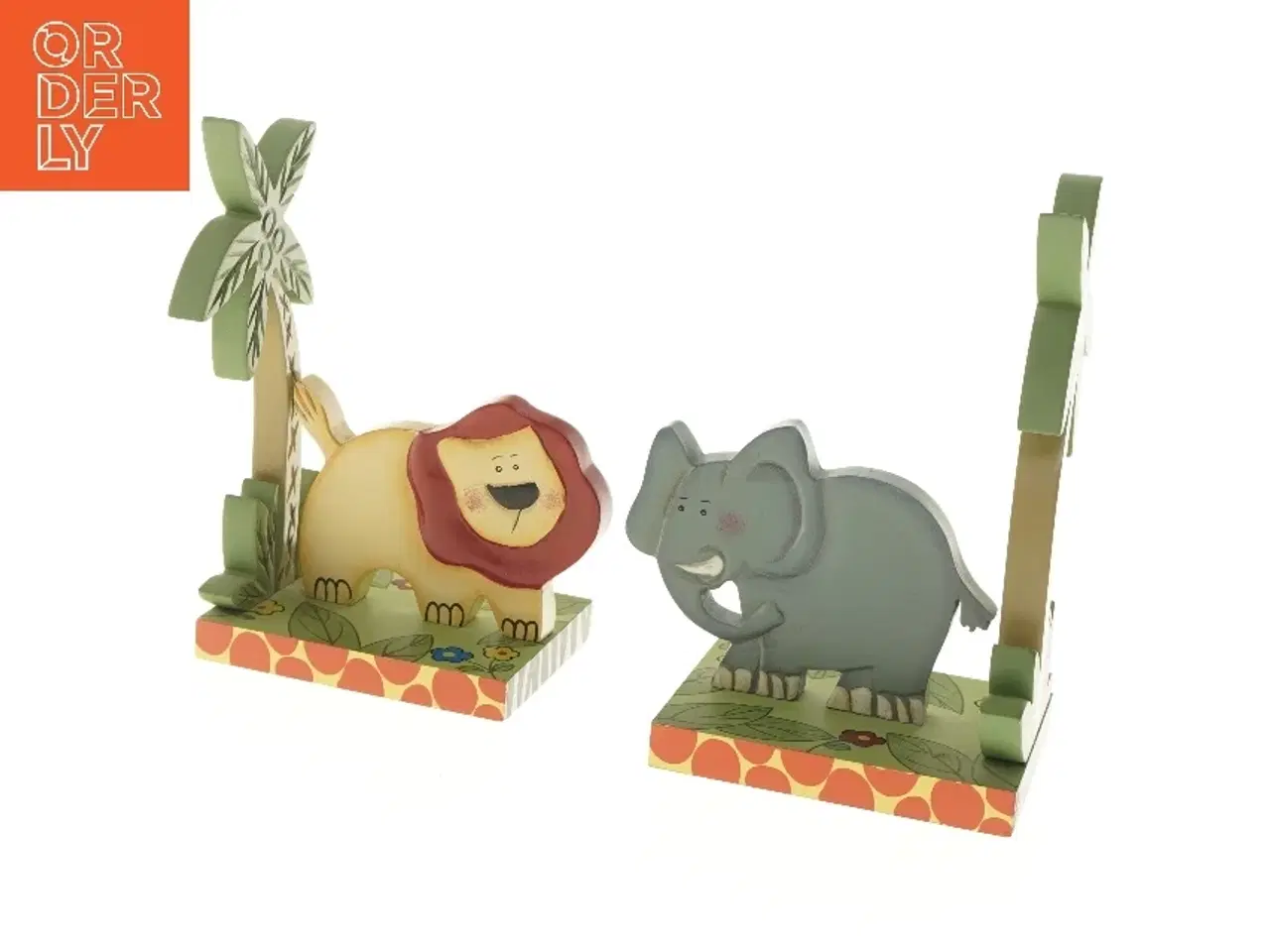 Billede 3 - Bogstøtter med dyremotiv (str. 22x10,5x17 cm)