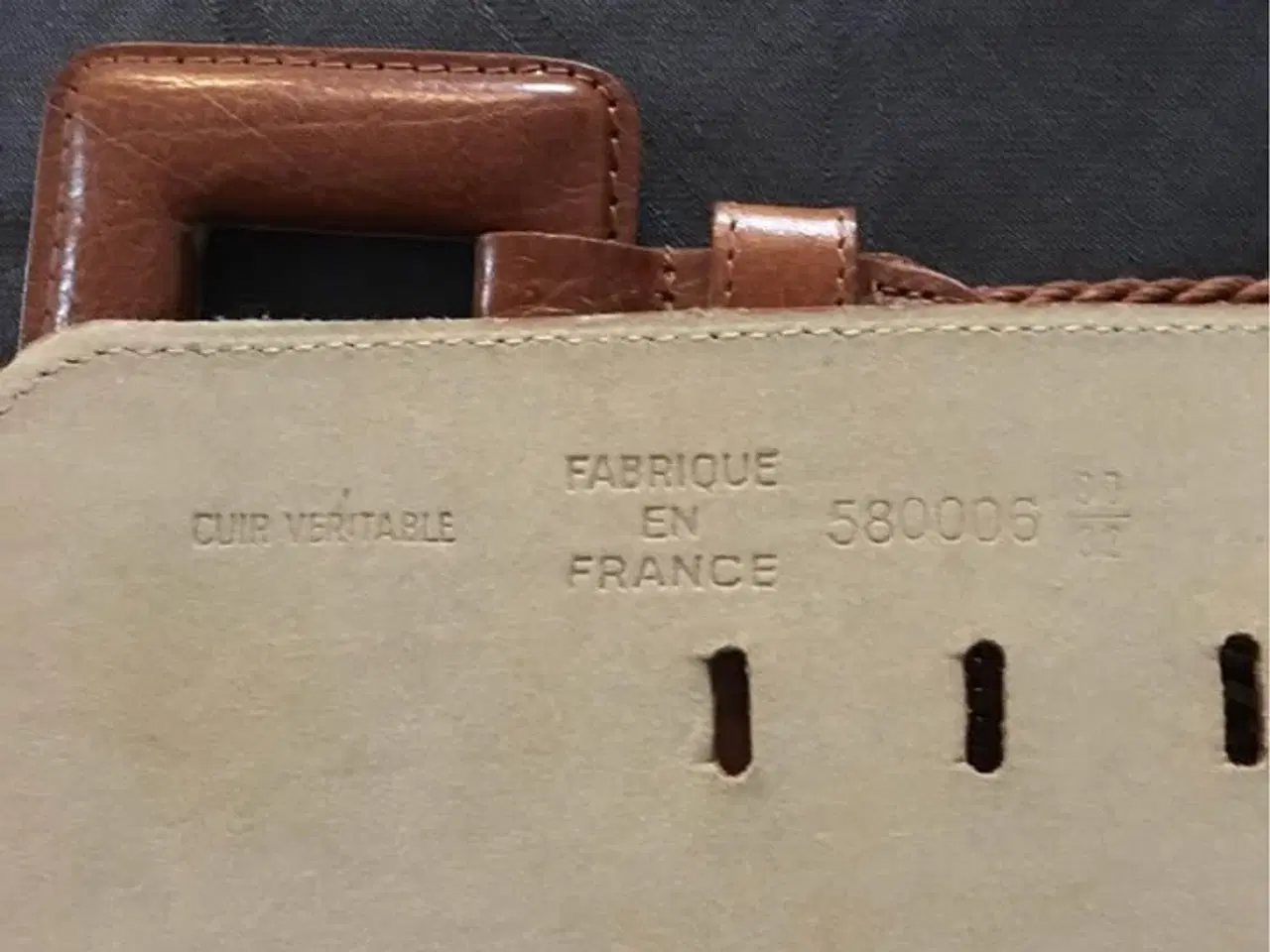 Billede 4 - Fransk Cuir Veritable bælte