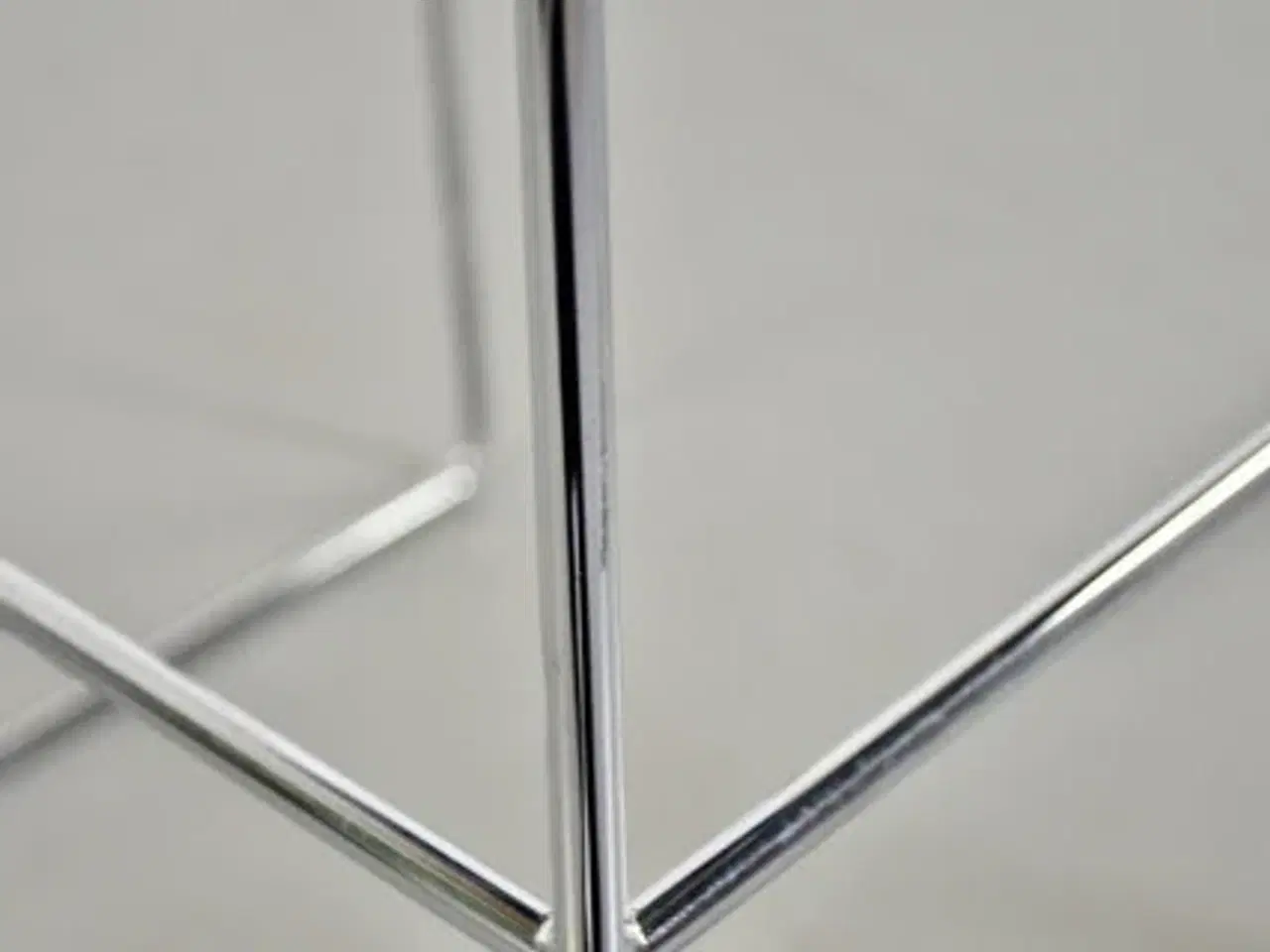 Billede 7 - Barstol med petroleumsblåt polster og krom stel