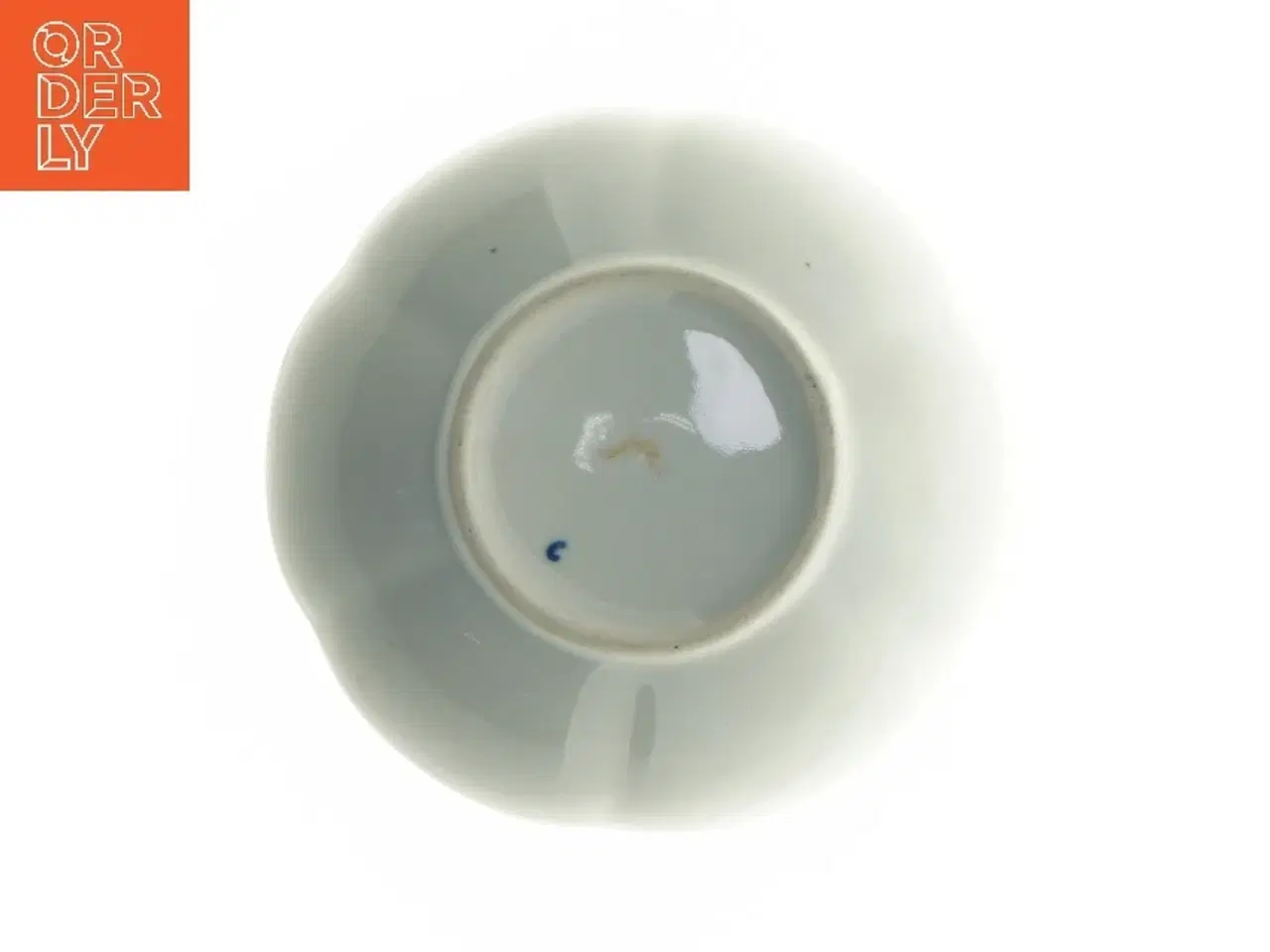 Billede 3 - Keramisk skål med blomstermønster (str. Ø 14 cm)