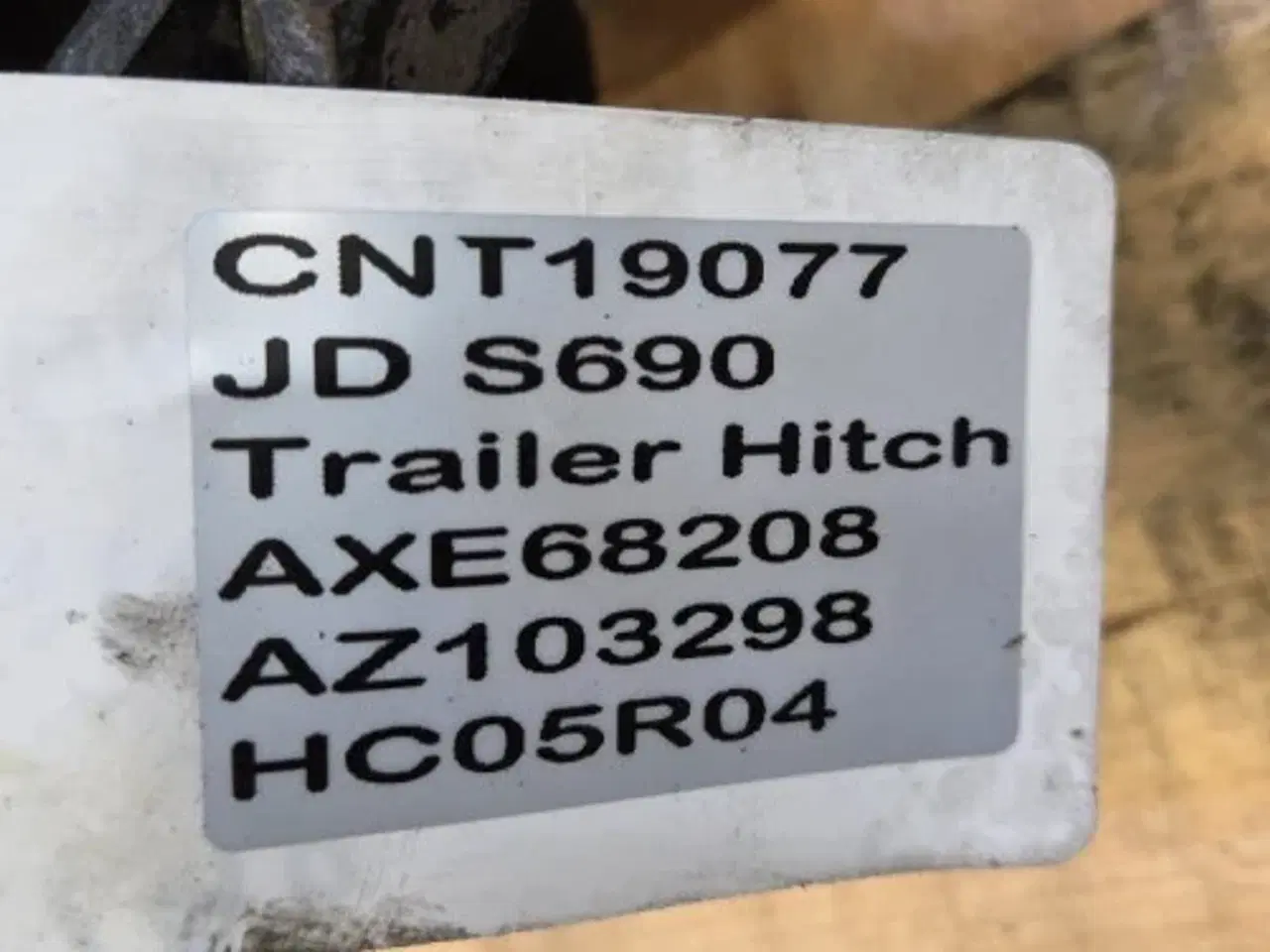 Billede 15 - John Deere S690 Trailer Hitch AXE68208