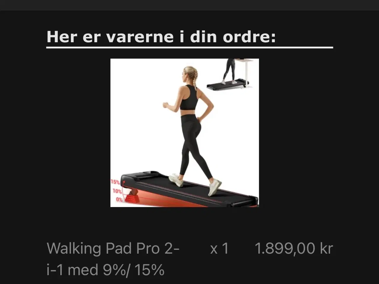 Billede 3 - Walking Pad Pro 2-i-1 