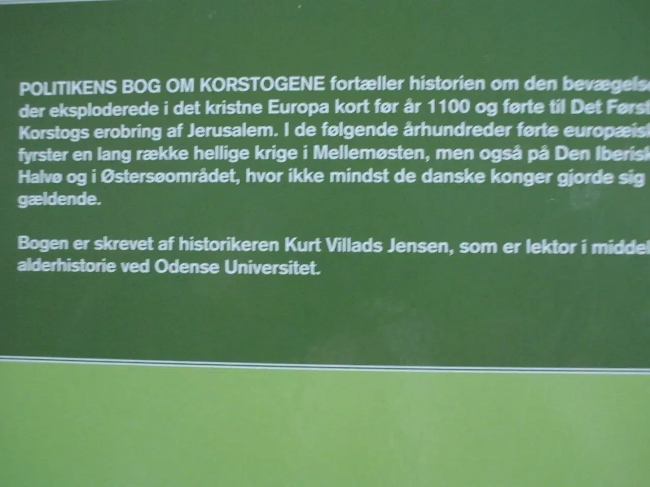 Billede 2 - politikens bog om korstogene, af kurt villads jens