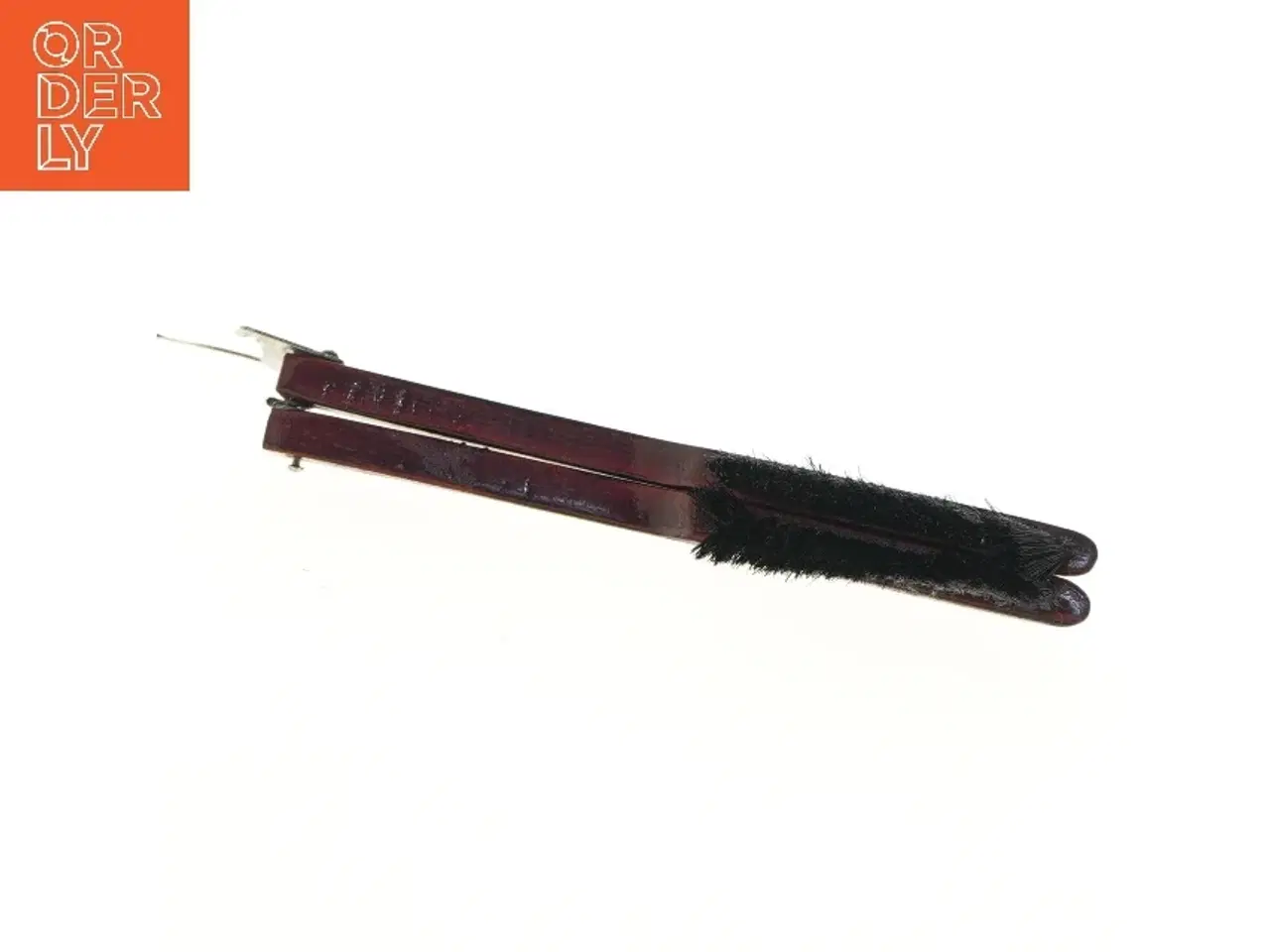 Billede 3 - Vintage Tøj Bøjle med børste til rejsebrug (str. 43 cm)