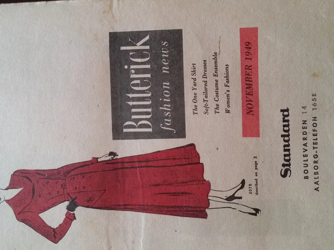 Billede 1 - Butterick Fashion news. 1949