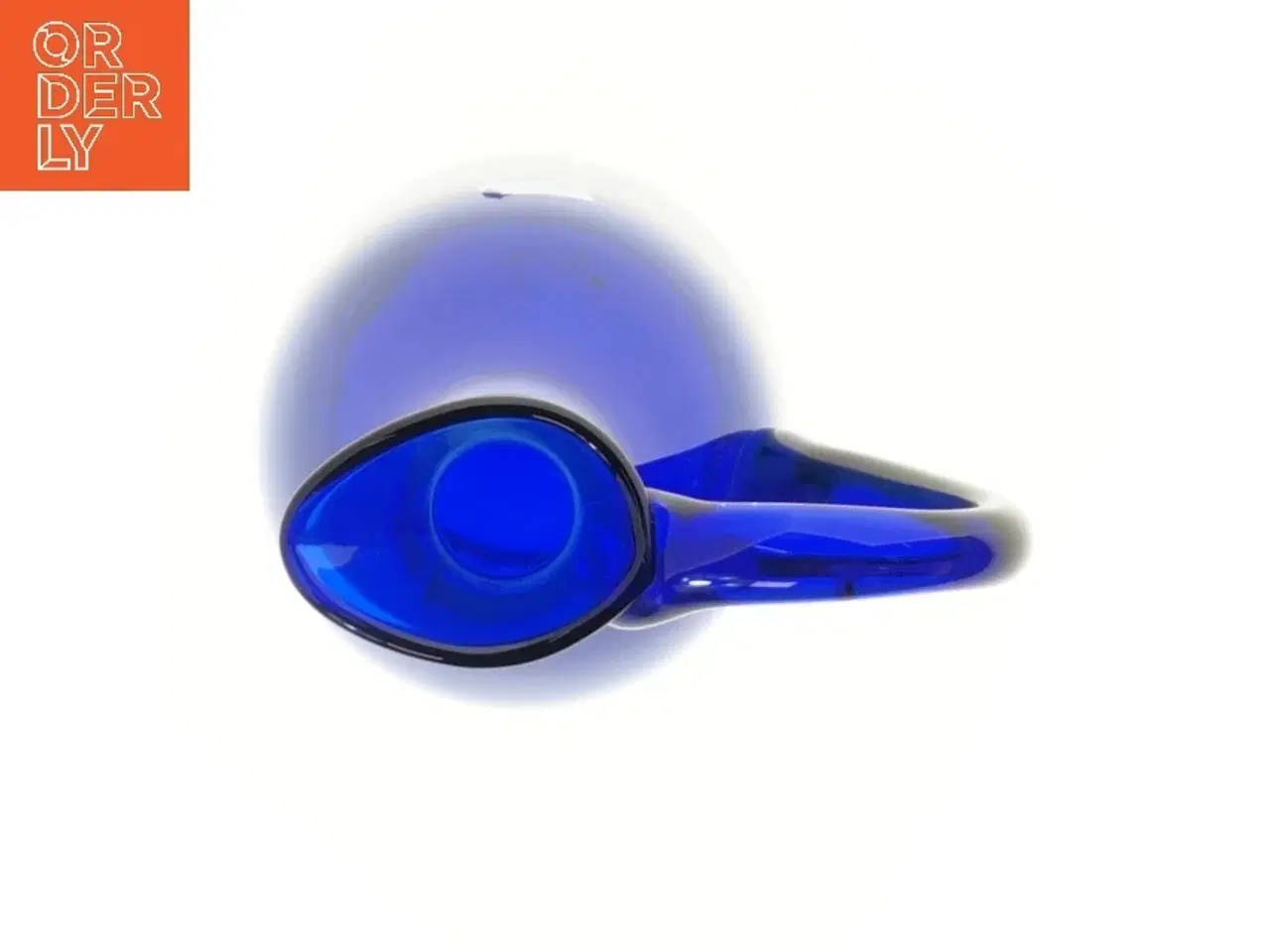 Billede 4 - Blå glas kande fra Bergdala (str. 30,5 cm)