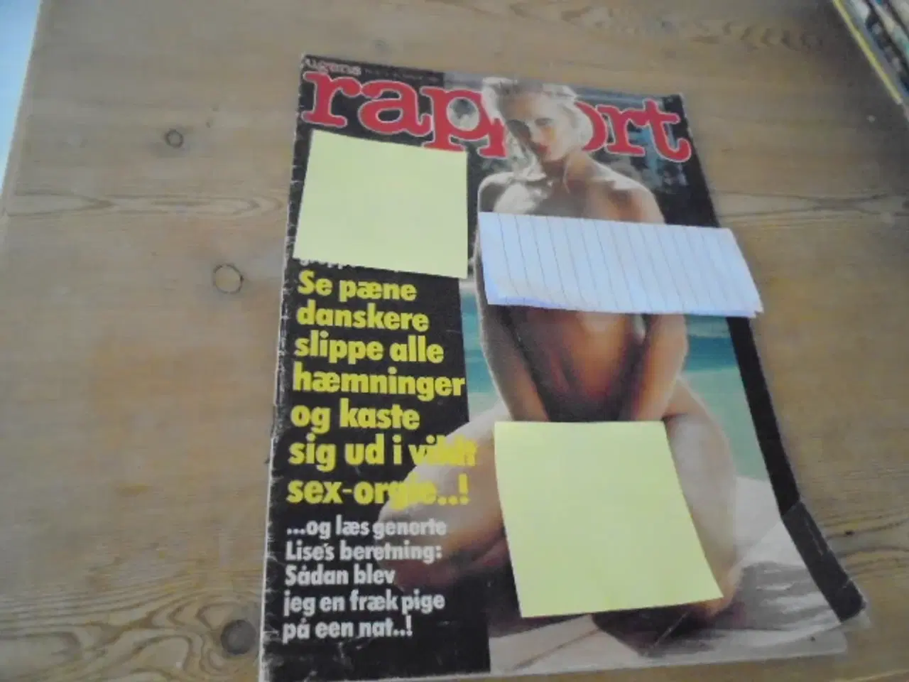 Billede 1 - Ugens Rapport nr. 6  fra 1980  ”Godter med måtter”