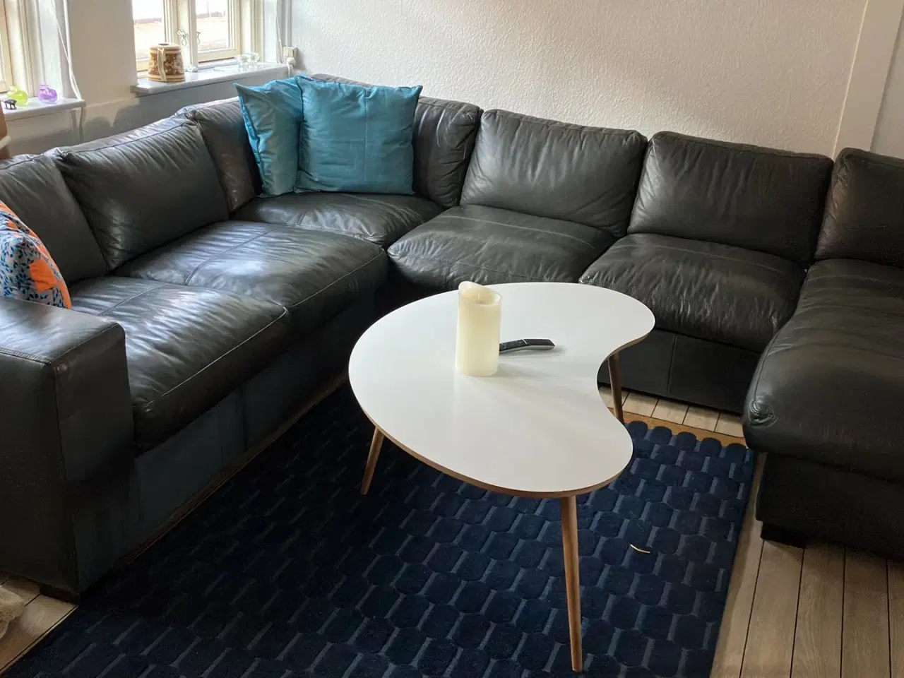 Billede 3 - Ægte læder sofa