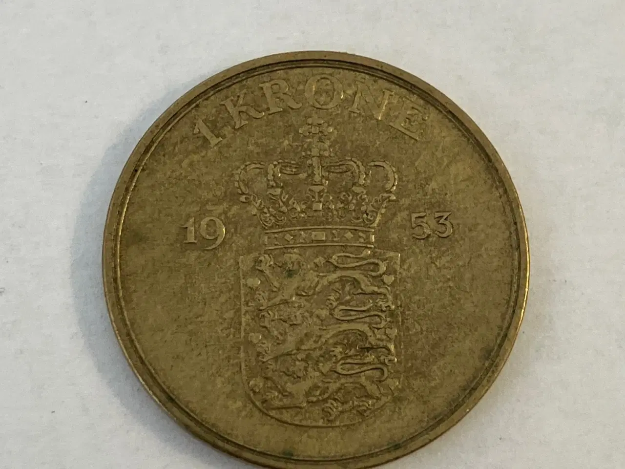 Billede 1 - 1 krone Danmark 1953