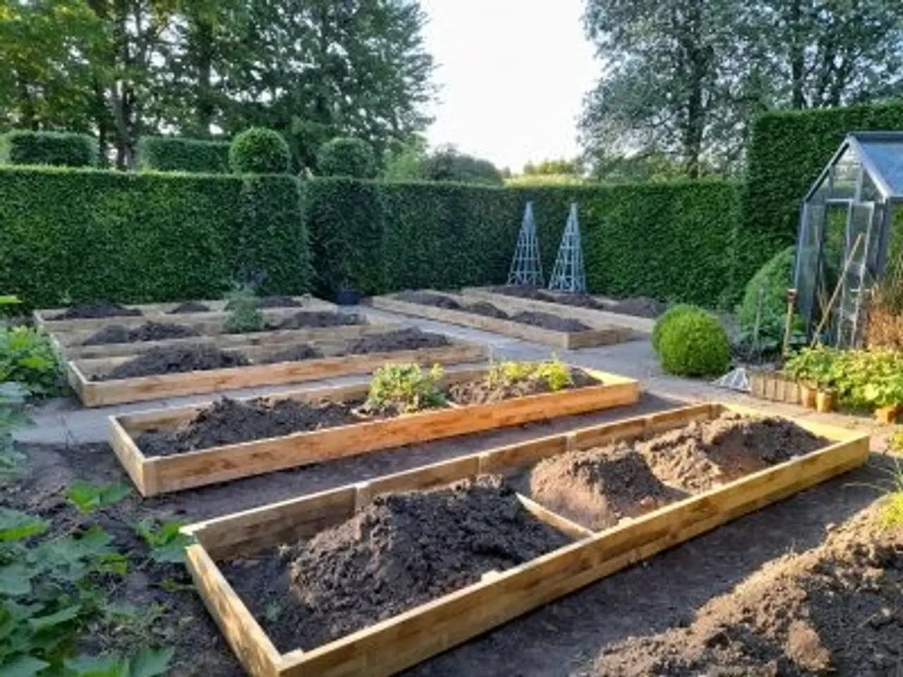 Billede 8 - Højbede, egetræ - byggesæt