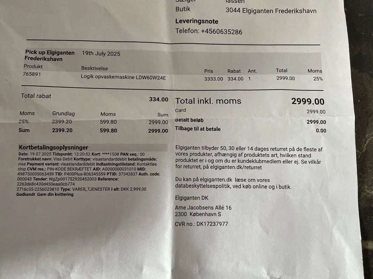 Billede 6 - LOGIK opvaskemaskine