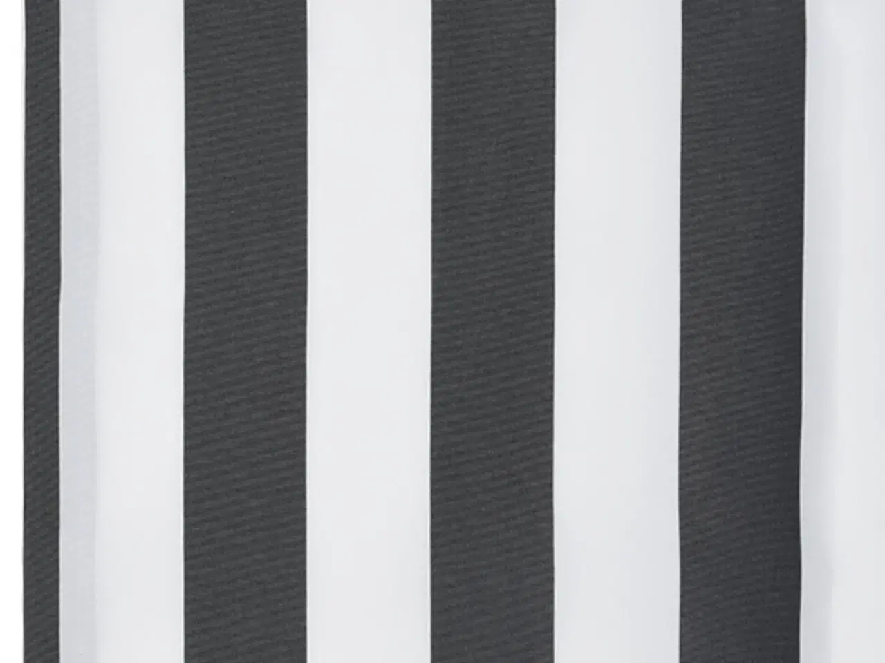 Billede 7 - Markise Bølge Antracitgrå og hvid 2.3 x 0.2 m Kanvas
