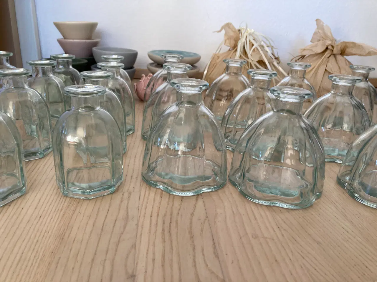 Billede 4 - Smukke små glasvaser.