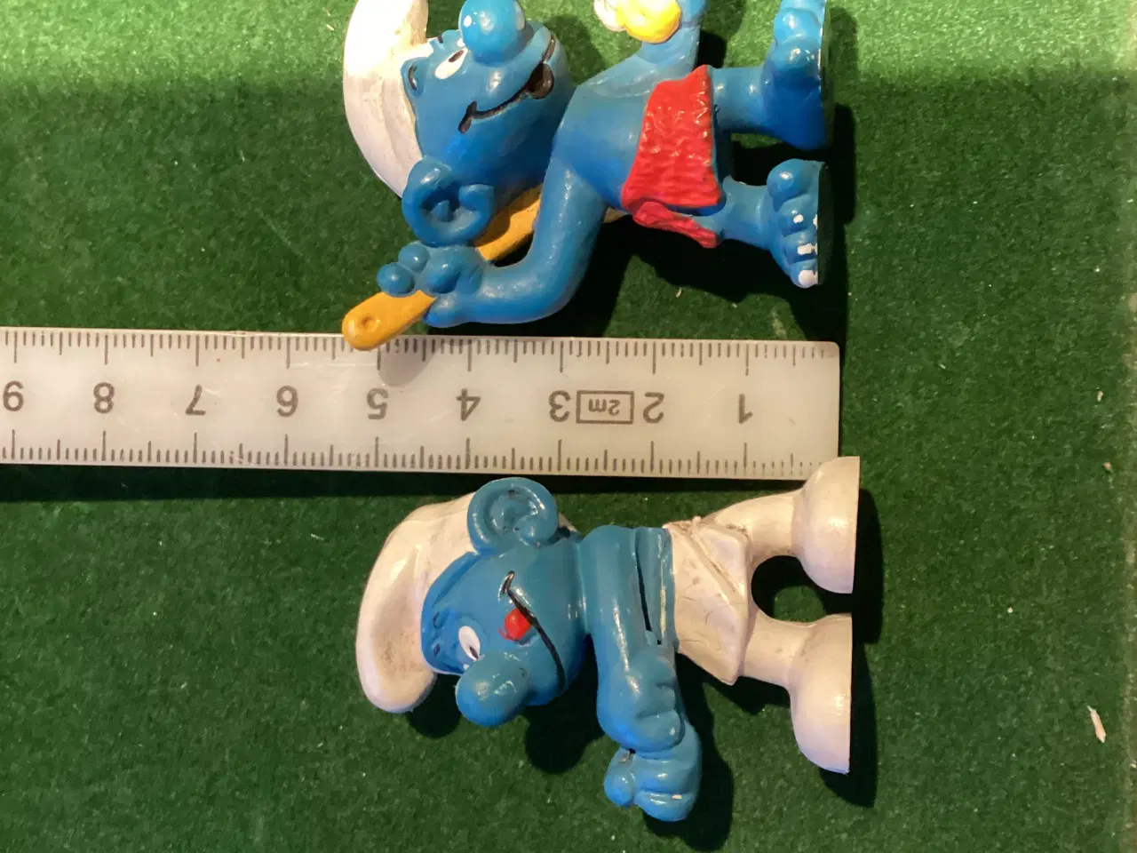 Billede 6 - Smølfer- bamse samt 6 små smølfefigurer