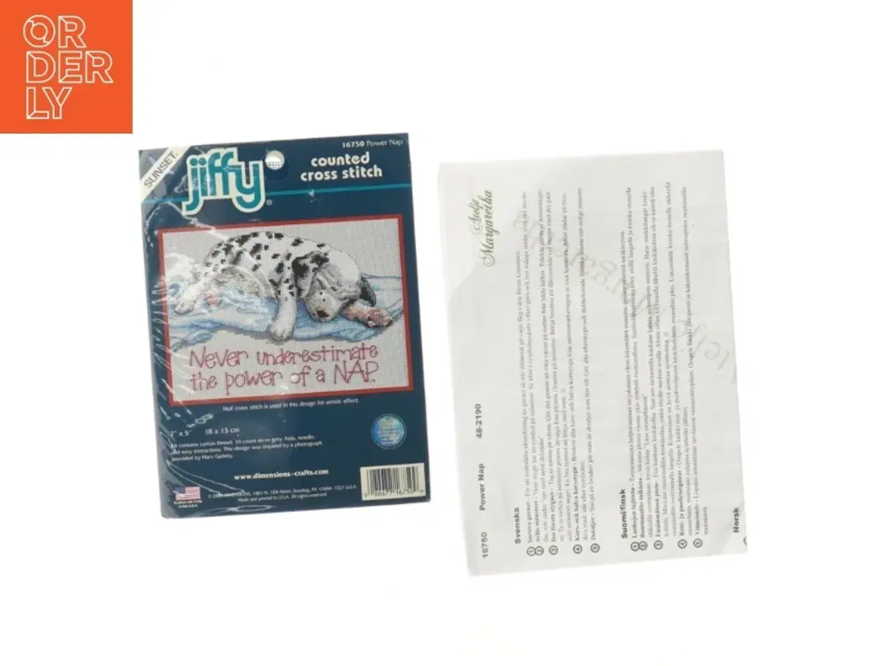 Billede 1 - Jiffy counted cross stitch kit fra Sunset (str. 18x13 cm)