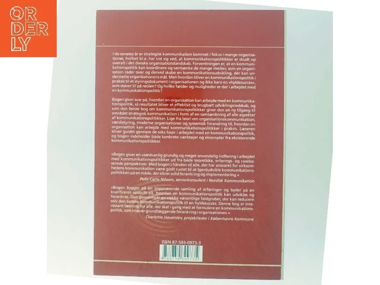 Billede 3 - Kommunikationspolitikker (Bog)