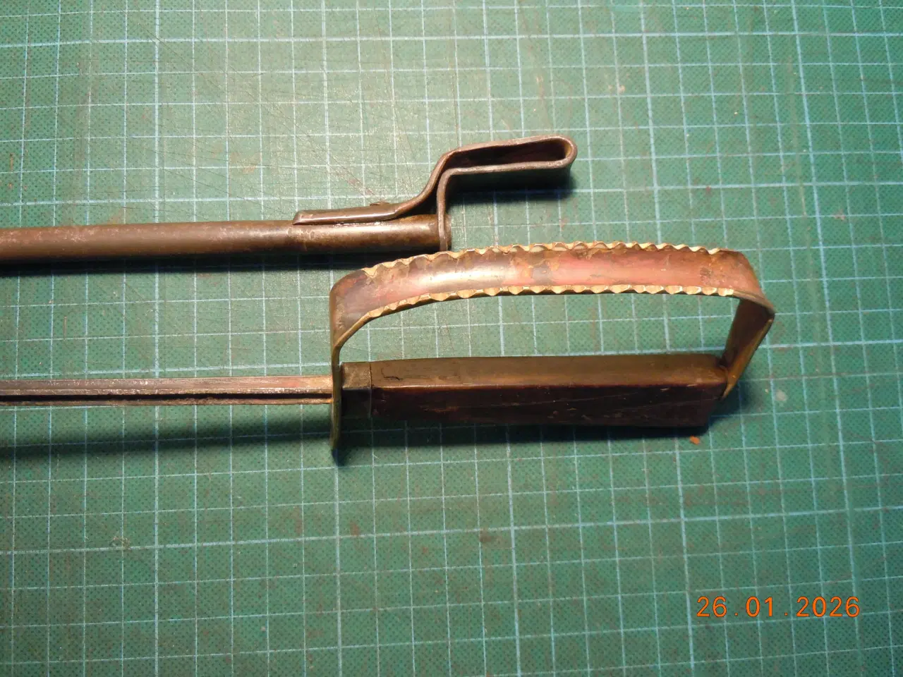 Billede 4 - Skyttegravskniv, nærkampkniv i stålskede.