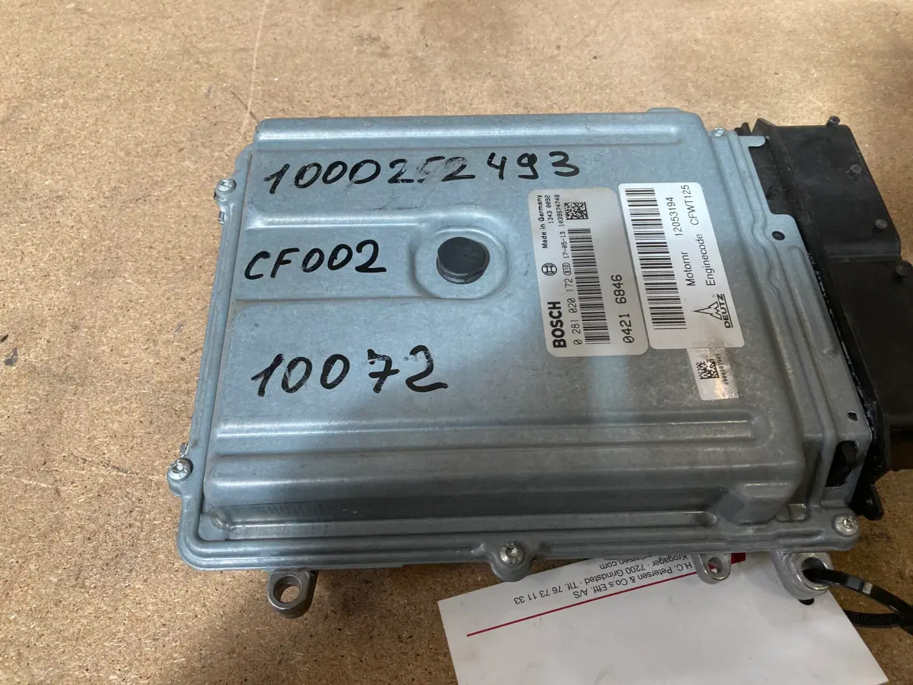 Billede 2 - Motor Styrings Boks Til Deutz Motor