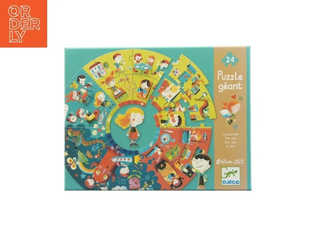 Billede 1 - Djeco puslespil fra Djeco (str. Ø 65 cm)