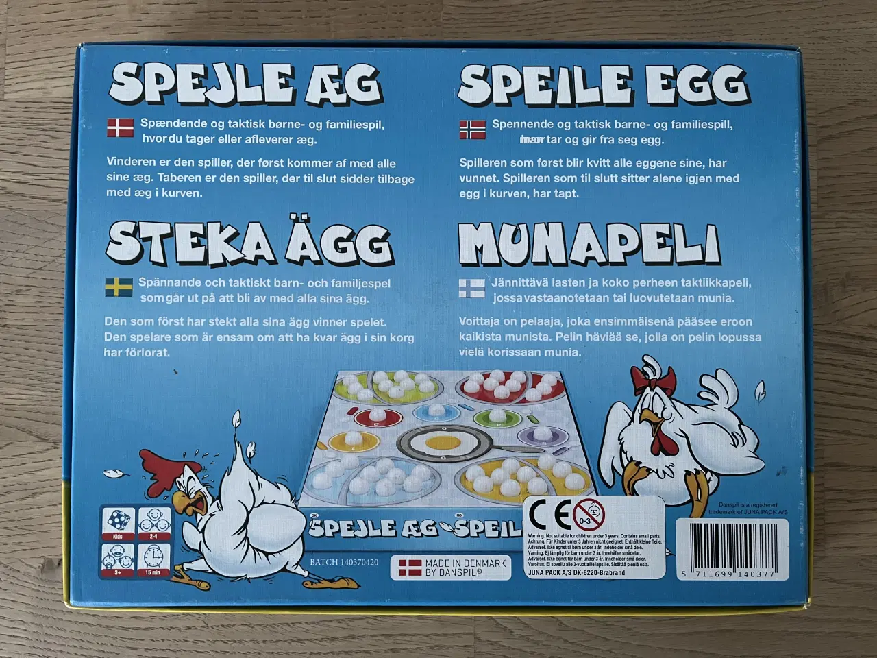 Billede 4 - KOMPLET SPIL: Spejleæg