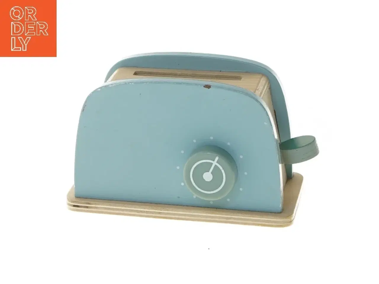 Billede 1 - Legetøjsbrødrister i træ fra Søstrene Grene (str. 9,5x15x8 cm)