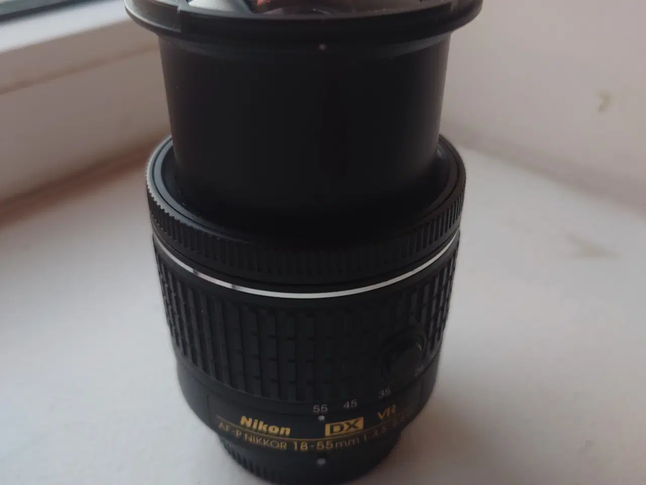 Billede 4 - Nikon af-p 18-55mm objektiv m. UV-filter
