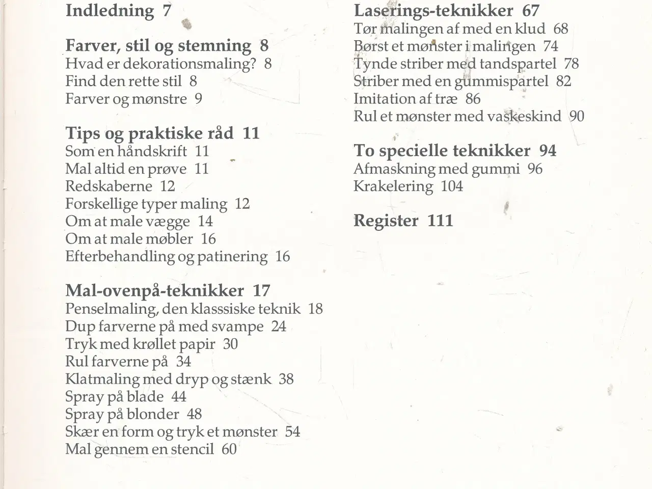 Billede 3 - NY - DEKORATIONSMALING - NYE OG GAMLE MALETEKNIK