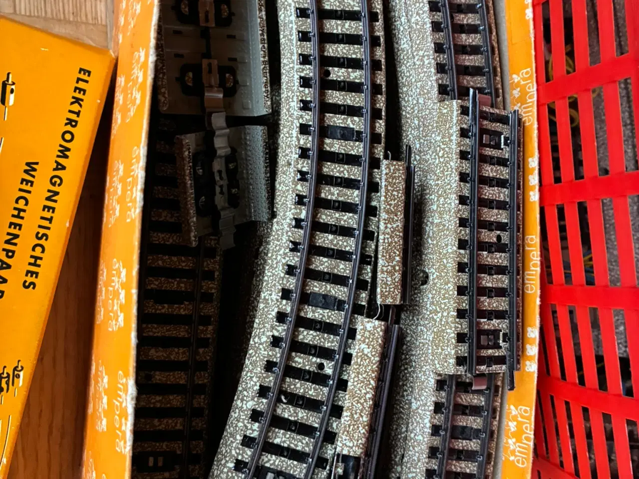 Billede 1 - Märklin modeltog med skinner, lokomotiver og vogne